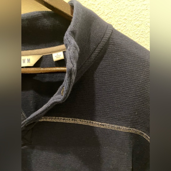 ROWM men’s pullover Navy sweater-new without tag - Picture 3 of 11